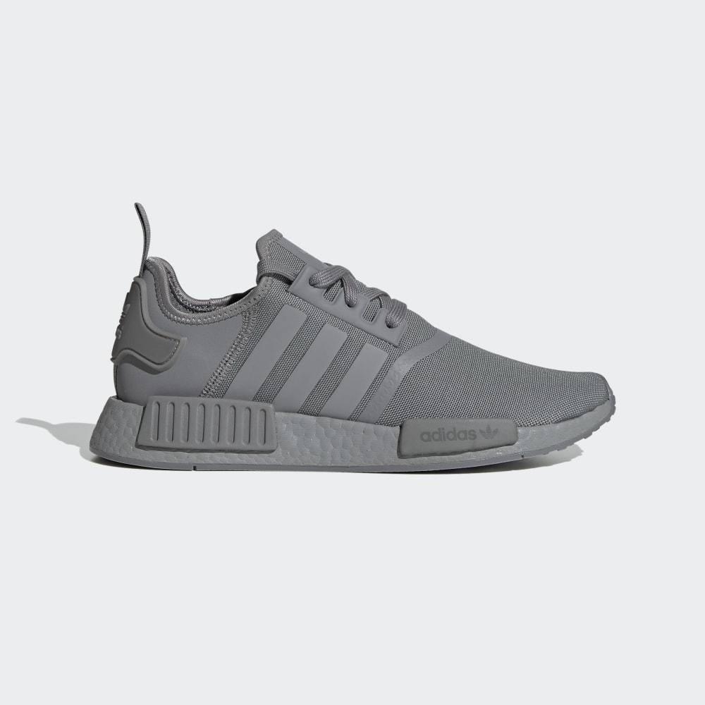 Adidas Men's NMD_R1 Originals Shoes Grey/Grey Ireland FV9016